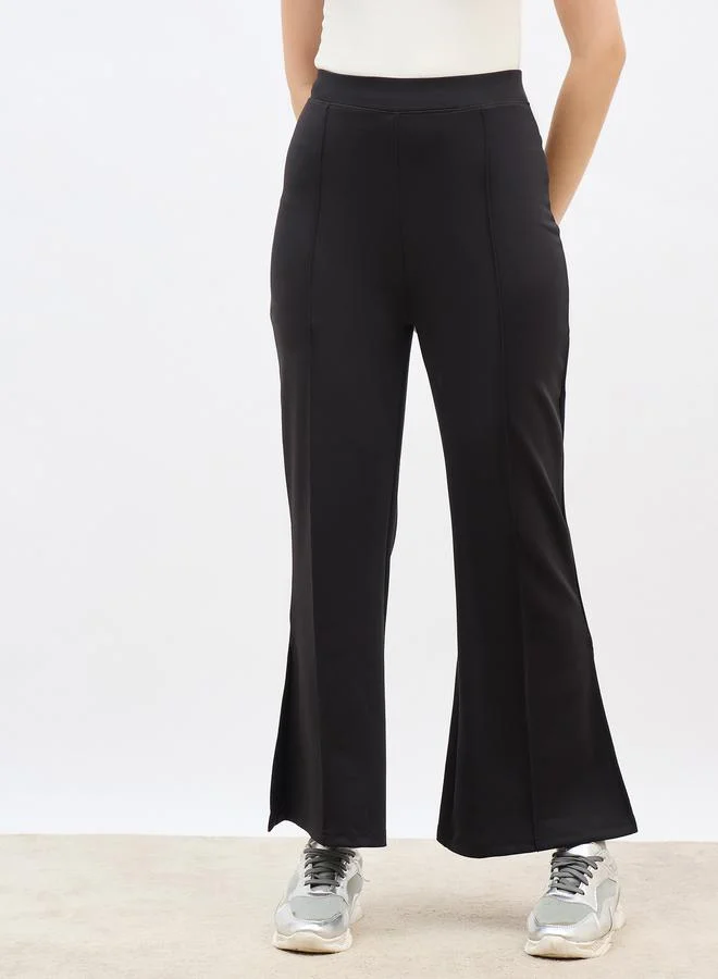 ستايلي Styli Pintuck Detail Fit and Flare Pants