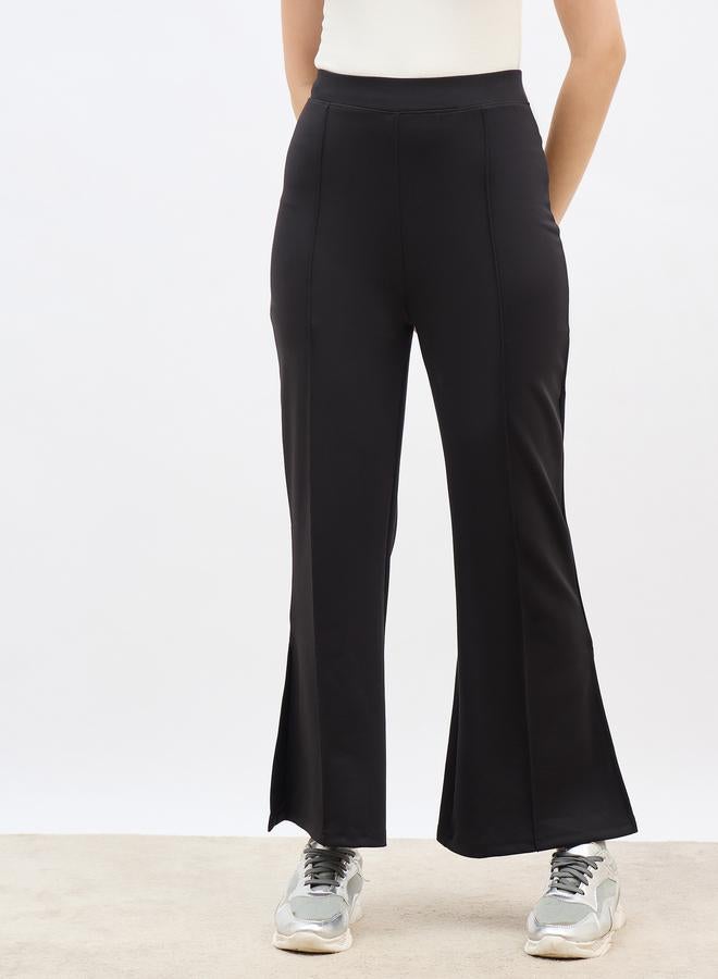 Styli Pintuck Detail Fit and Flare Pants - Image 2