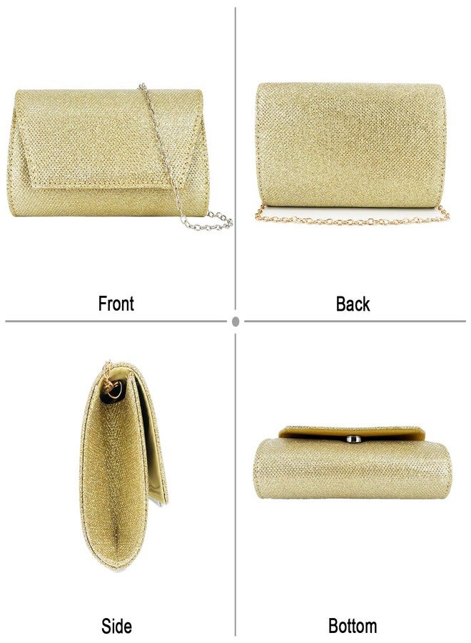 ZGZUN Evening Bag Clutch Purses for Women Ladies Girls Sparkling Mini Handbag Wedding Party Cocktail Prom Purse Crossbody Shoulder Envelope Bag with Detachable Chain - Image 3