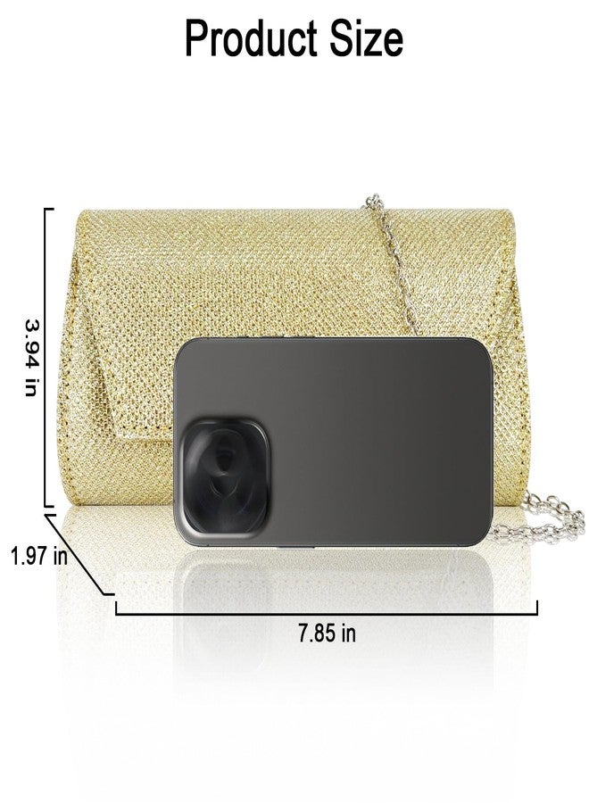 ZGZUN Evening Bag Clutch Purses for Women Ladies Girls Sparkling Mini Handbag Wedding Party Cocktail Prom Purse Crossbody Shoulder Envelope Bag with Detachable Chain - Image 4
