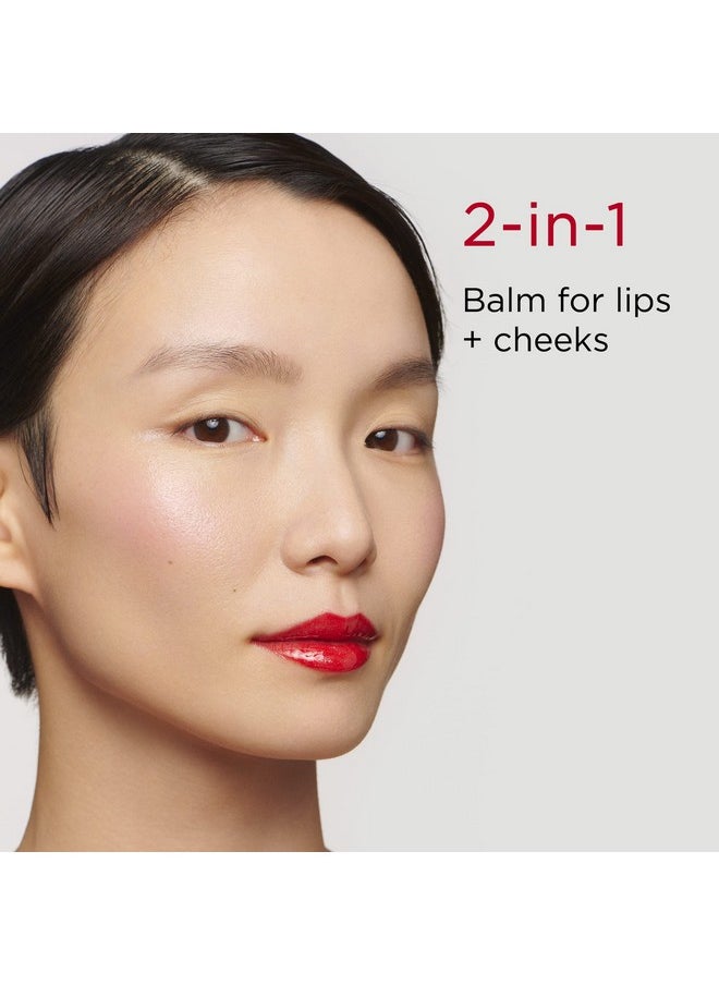 CLARINS مرطب الشفاه الجديد؛ بلسم ملون 2 في 1 للشفاه + الخدود؛ يغذي الشفاه ويجعلها ممتلئة؛ يضيف لونًا قابلًا للبناء إلى الخدود للحصول على توهج طبيعي؛ يحتوي على مستخلصات نباتية طبيعية ذات فوائد للعناية بالبشرة  - Image 5