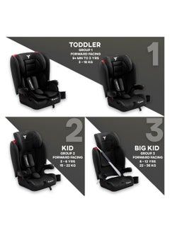 TEKNUM Pack and Go Foldable Car Seat With Ace Ivory  Diaper Bag -Black  - Image 4