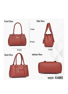 Fostelo Women's Westside Handbag (Maroon) (FSB-1236)  - Image 3