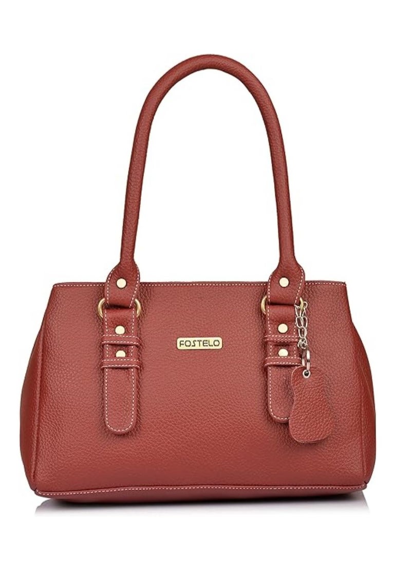 Fostelo Women's Westside Handbag (Maroon) (FSB-1236)  - Image 1