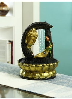 TAYHAA TAYHAA Arch Style Hand Sculpted Buddha Indoor Water Fountain with Light  - Image 1