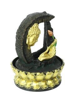 TAYHAA TAYHAA Arch Style Hand Sculpted Buddha Indoor Water Fountain with Light  - Image 5