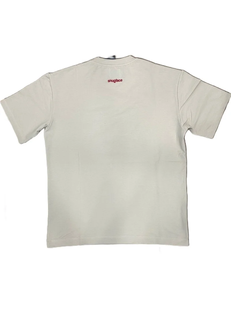 سناج فيس SnugFace The Button Basic Tshirts, Beige, SF15-6BEI-M