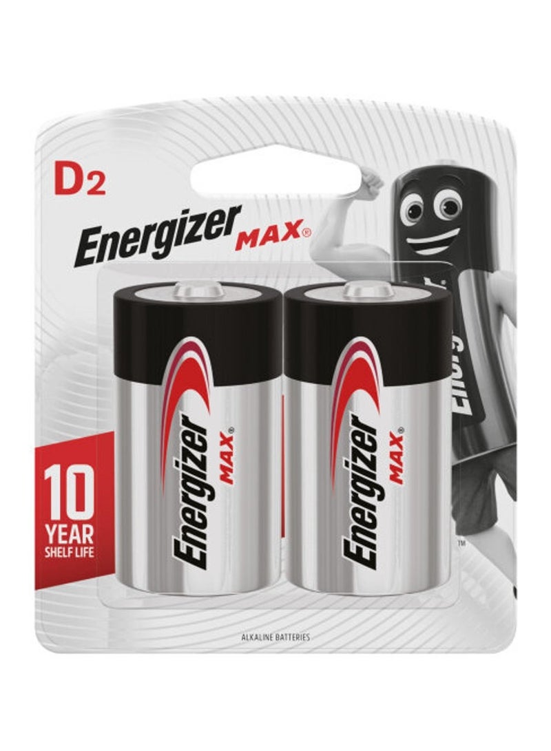 Energizer Energizer Max D2 Alkaline 1.5V Batteries  - Image 1