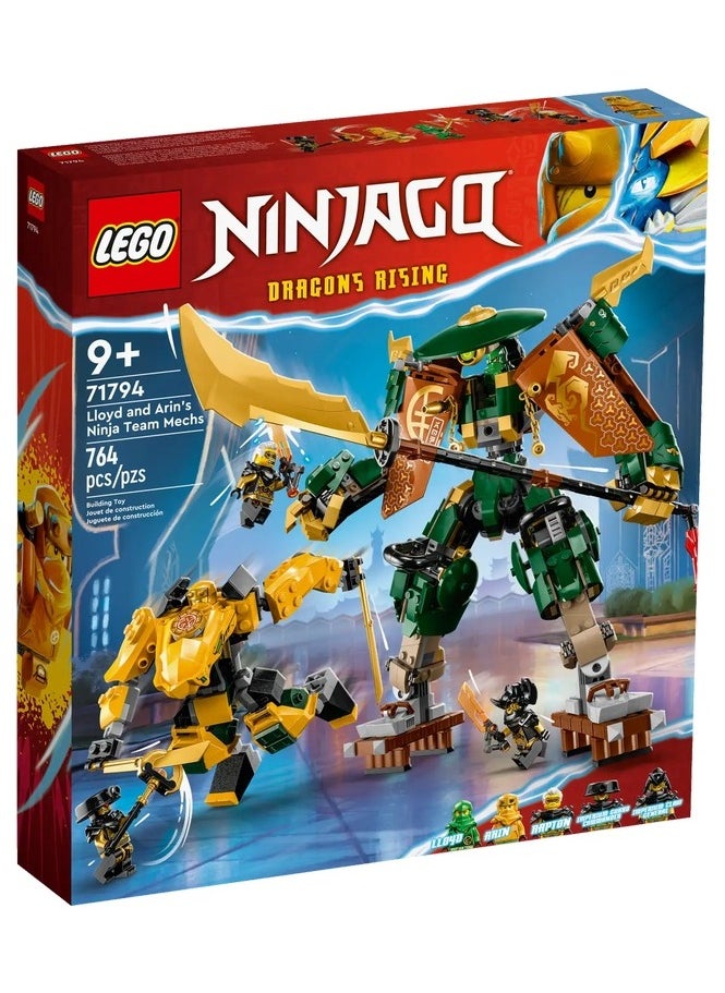 LEGO - Lloyd and Arin's Ninja Team Mechs 764 Pieces - 71794 - pzsku/ZE8183F5324E10FA71268Z/45/_/1726666847/ce8e302a-6ca9-4ab5-bd41-14c8f2a47083