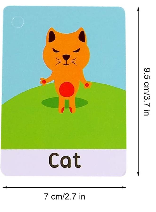 Educational Flash Cards Pocket Card Preschool Teaching Cards for kids, 20 Cards, Farm Animals - Image 3
