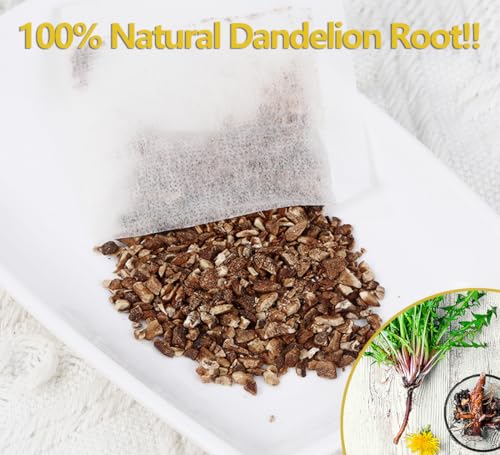 ULTHMOK Premium Dandelion Root Tea,50 Tea Bags 4.4Oz/125g, for Liver & Kidney Health, Roasted Detox Herbal Tea. Support Digestion & Boost Immune System, Caffeine Free. - Image 2