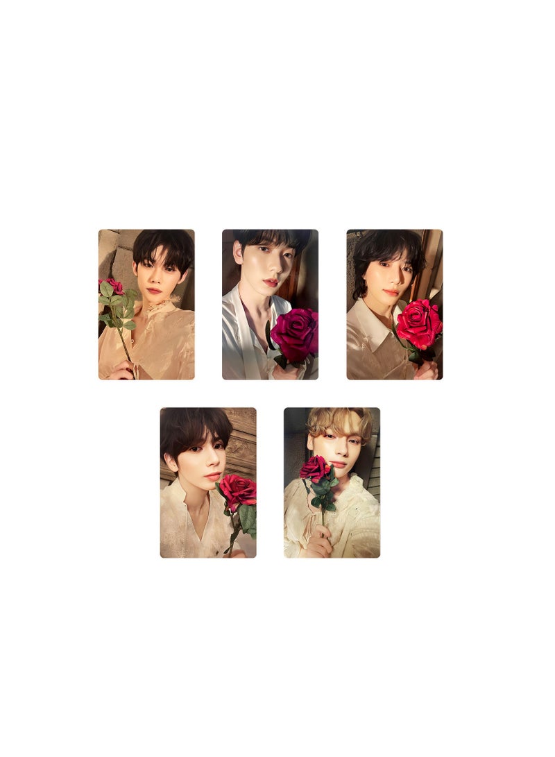 NIBEMINENT 5 Pcs Kpop TXT Minisode 3 TOMORROW Lomo Cards Card For Fans Collection Gifts - Image 2