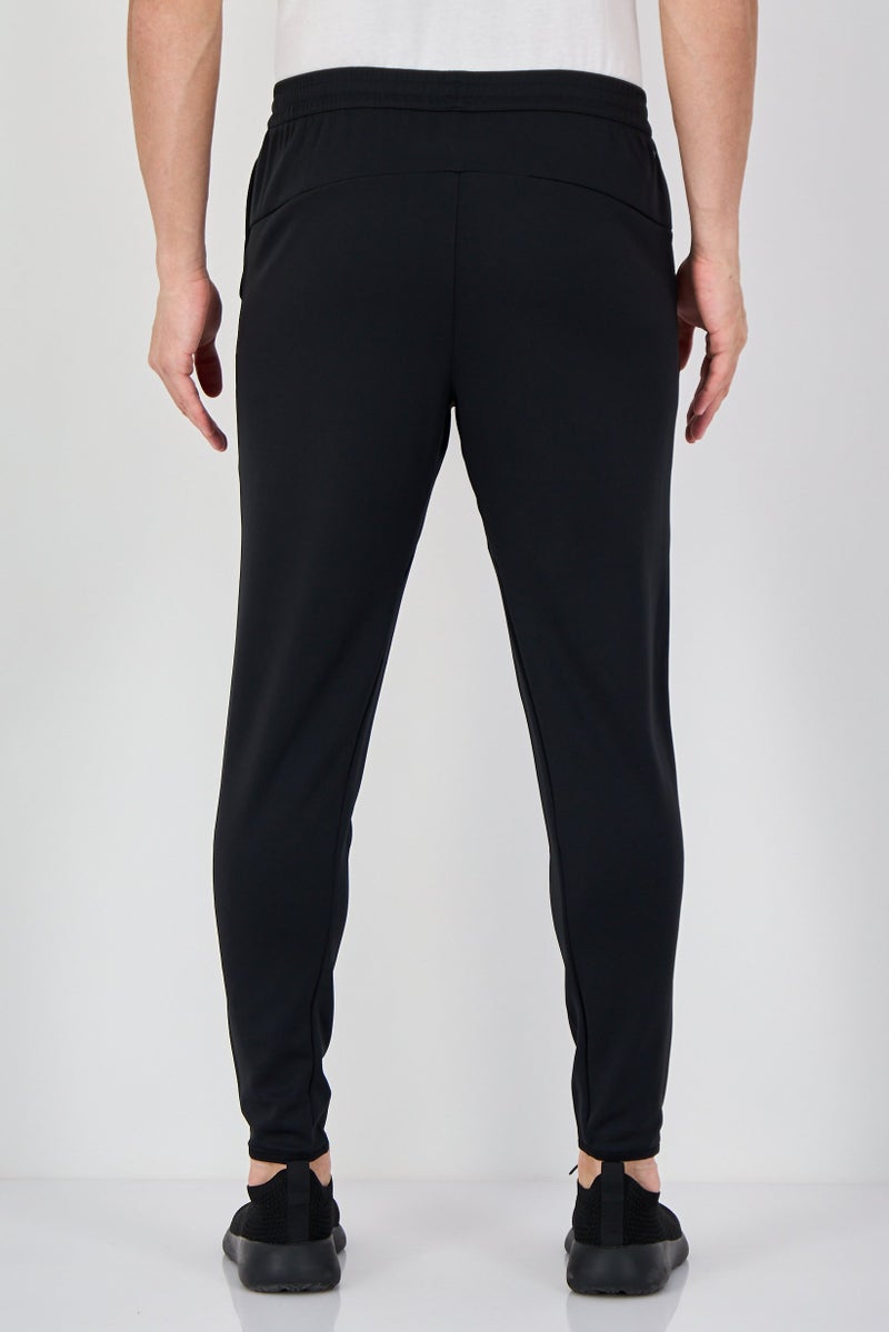 New Balance Men Slim Fit Training Sweatpants, Black - Image 3