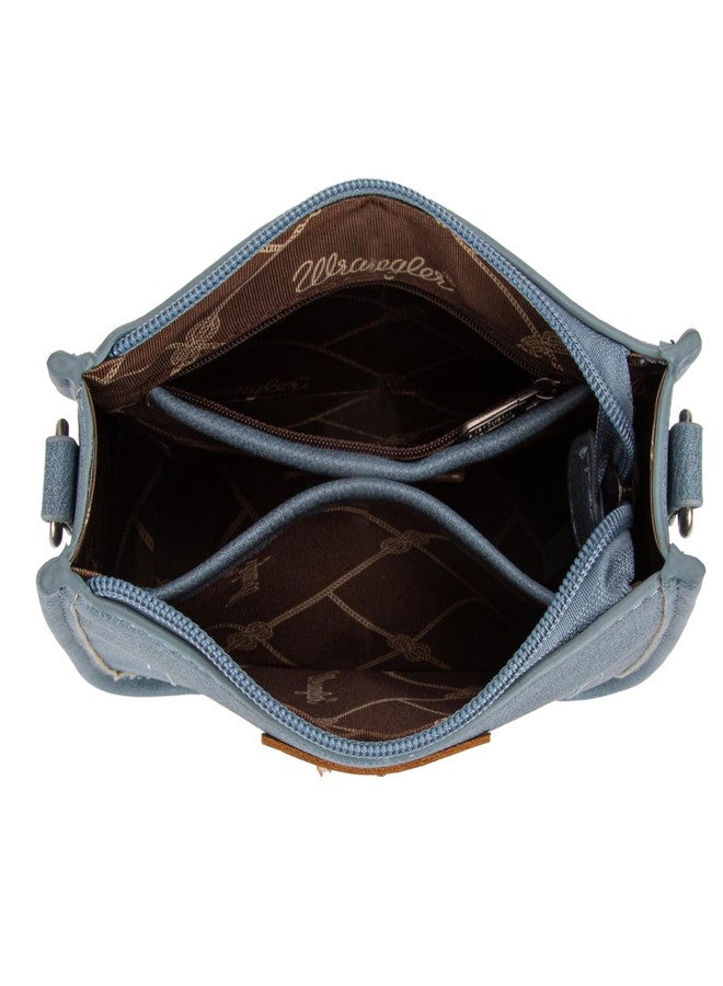 Wrangler Small Crossbody Bag for Women Western Hobo Shoulder Purse and Handbag - Image 5