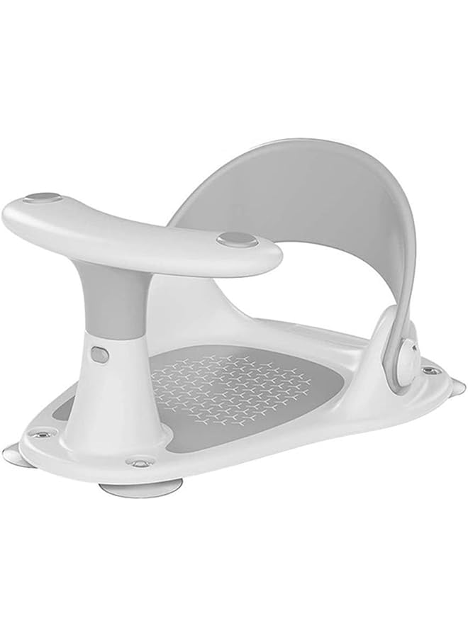 Motim Baby Bath Seat Infant Bathtub Portable Chair With Non Slip Soft Seat Spray Designed Portable Baby Bathtub Seat Adjustable & Foldable Backrest Support Secure Suction Cups - Image 1