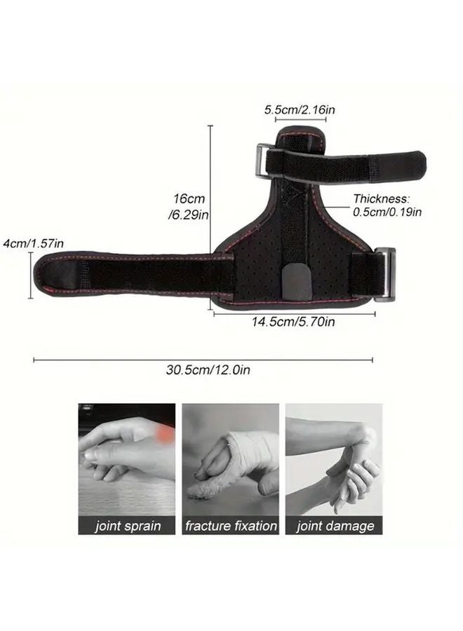 Gray Medical Wrist And Thumb Support For Carpal Tunnel Lightweight Breathable - Image 3