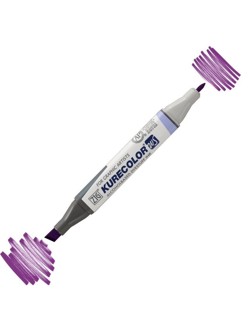 Zig Kurecolor KC3000 Twin S Marker Pen 665 Deep Pink  - Image 2