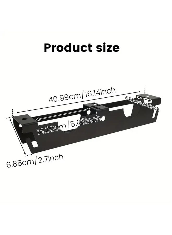 Heavy Duty Stainless Steel 2 Bay Grinder Holder Wall Mount Rack Garage Storage - Image 2