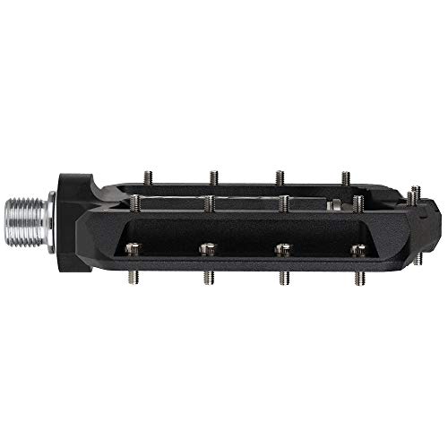 VENZO Flat Mountain BMX MTB CNC Bike Sealed Oversized Bearing Pedals - Large Bicycle Platform -98mm x 98mm- 15mm Thickness - Pedals 9/16" with Anti-Skid Anti-Slip Nail - Downhill - Image 3