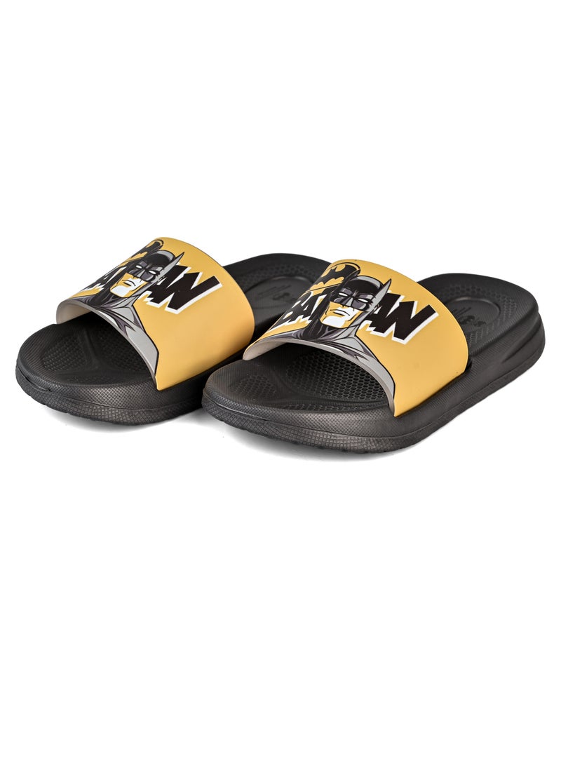 Warner Bros Batman Patterned Non-Slip Sole Boys' Slider Suitable for Daily Use - Image 2