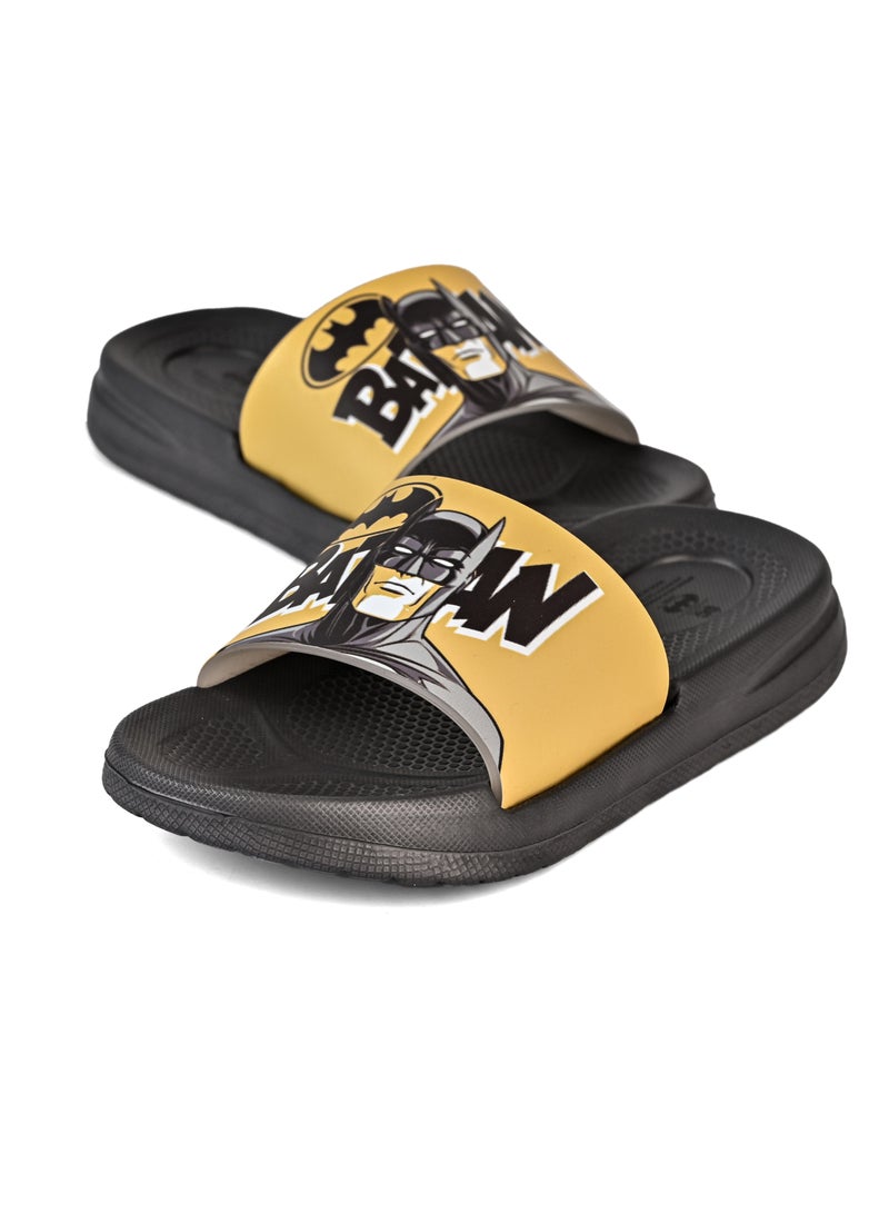 Warner Bros Batman Patterned Non-Slip Sole Boys' Slider Suitable for Daily Use - Image 3