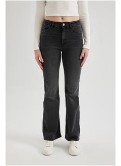 Woman Flare Fit Denim Trousers