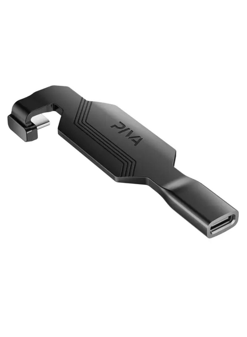 piva BIVA PW-02 Short Type-C Adapter Max PD60W Fast Charging Type-C 10Gbps FPC Tail Port Protector for Tablet - Image 1