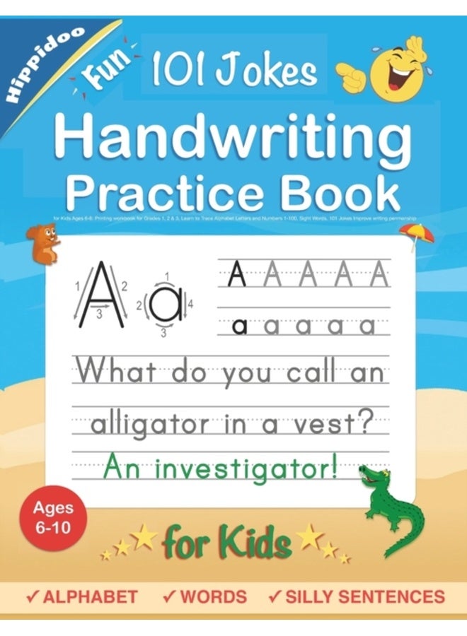 Handwriting Practice Book for Kids Ages 6-8 : Printing Workbook for Gra