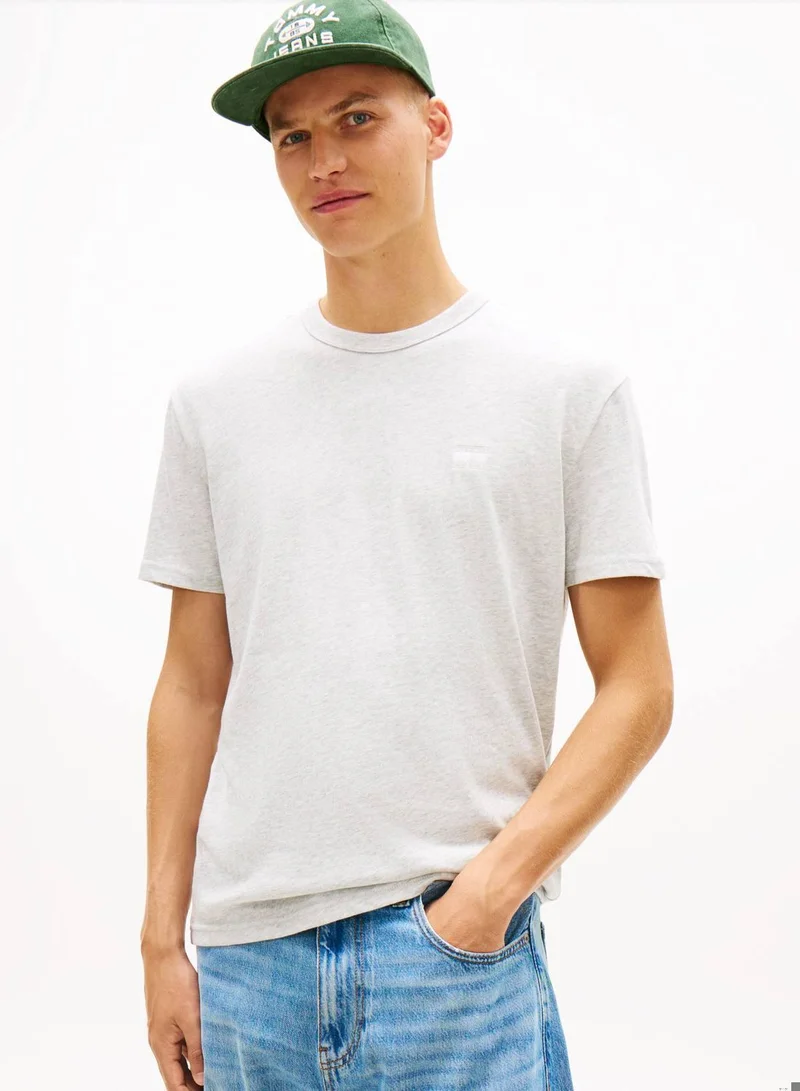 Tommy Jeans Tommy Badge Jersey Crew Neck T-Shirt