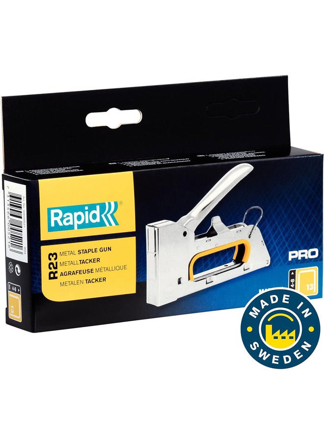 Rapid Staple Gun For Upholstery Jobs, Full Metal Construction, Pro  - Image 3