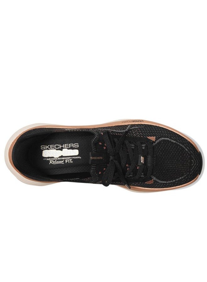 SKECHERS أحذية سكيشرز دي لوكس فابور للنساء باللون الأسود والوردي، 38.5 - Image 3