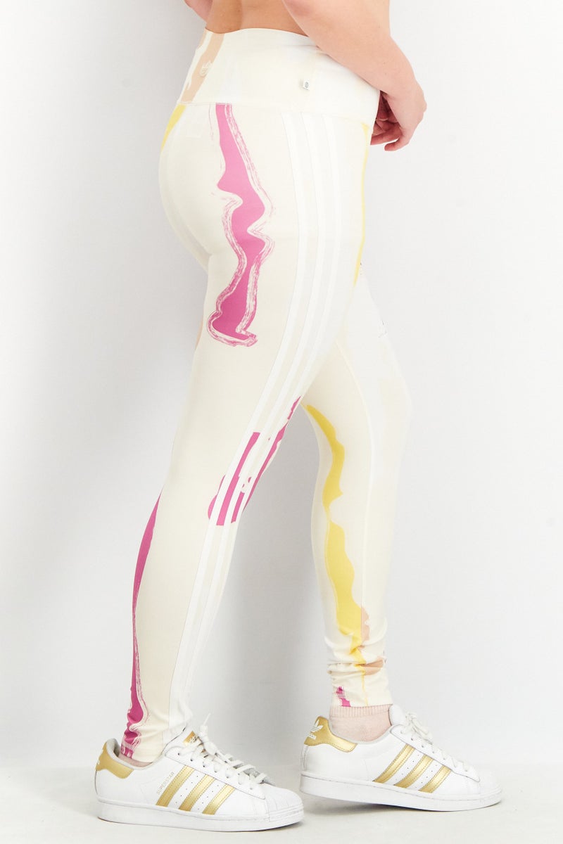 adidas Originals Adidas Originals x Thebe Magugu Women Tight Fit Brand Long Leggings, Multicolor  - Image 4