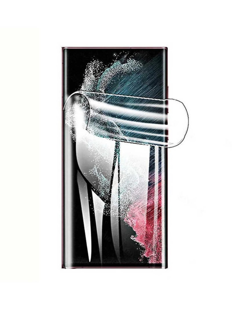 مجموعة حماية لـ جالكسي اس 24 الترا (Samsung Galaxy S24 Ultra) جراب حماية من السليكون عالي الجودة والوضوح ويدعم الشحن اللاسلكي MagSafe, واقي شاشة من النانو HD, حماية عدسات الكاميرا, مجموعة فاخرة (3in1) - Image 4