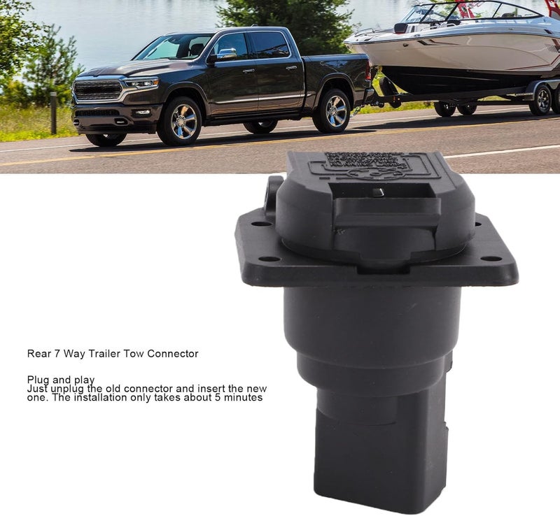 Dpofirs OEM 56038366AB AC Replacement | 7 Way Trailer Connector for 1998-2009 Plug and Play - Image 4