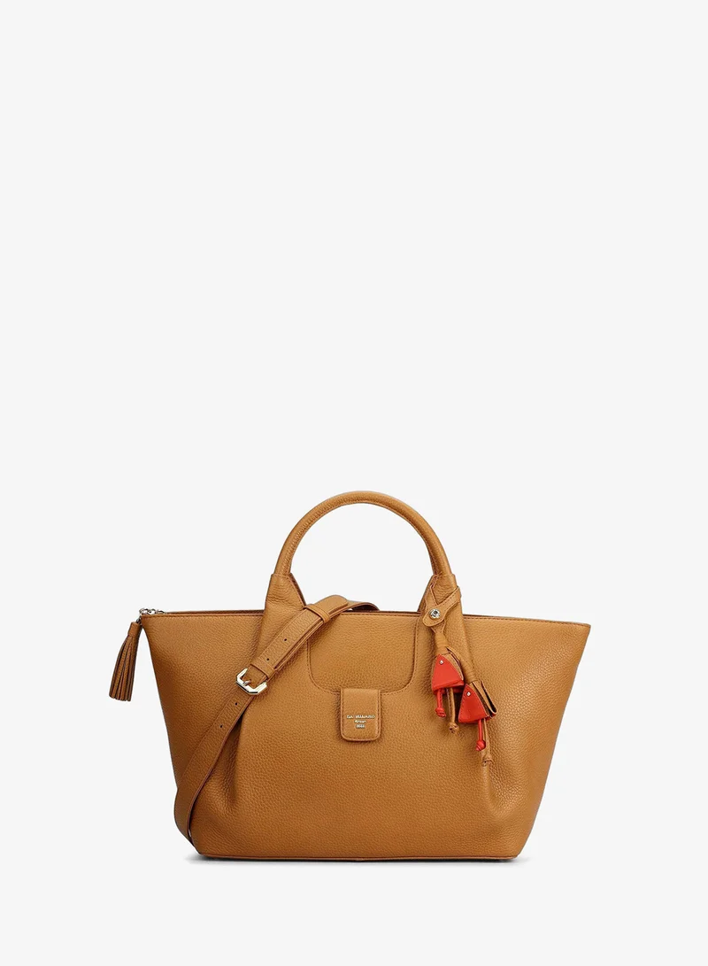 Da Milano Caramel Willow Top Handle Bag (L) for Women | Best Price UAE