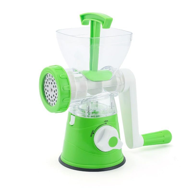 Kruvis Kruvis Manual Meat Mixer Plastic MultiUse Meat Mixer Food Chopper HandPowered Meat Grinder for Ground Beef Burger Patties Chili Sausages and More  - Image 3