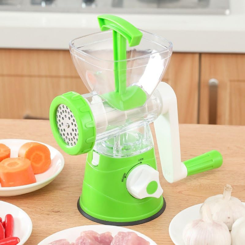 Kruvis Kruvis Manual Meat Mixer Plastic MultiUse Meat Mixer Food Chopper HandPowered Meat Grinder for Ground Beef Burger Patties Chili Sausages and More  - Image 5