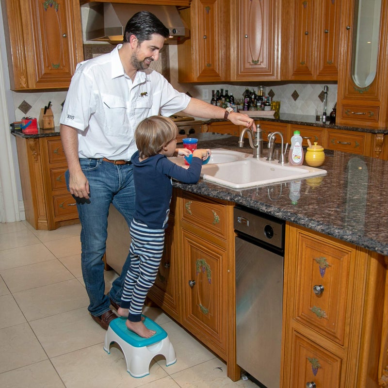 Nuby Step Up Stool, Aqua - Image 2