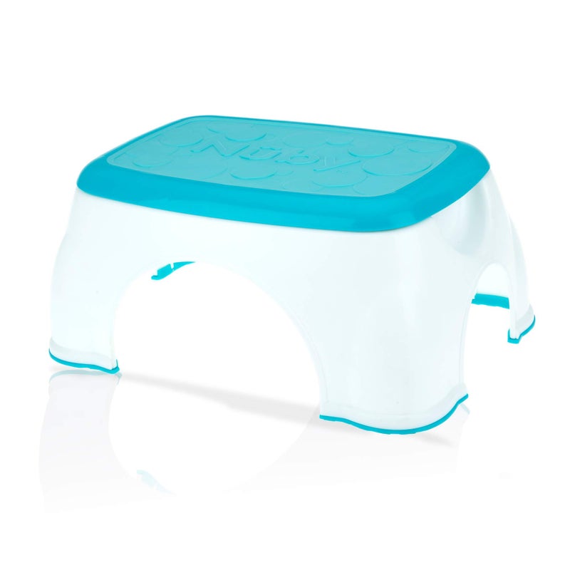 Nuby Step Up Stool, Aqua - Image 1