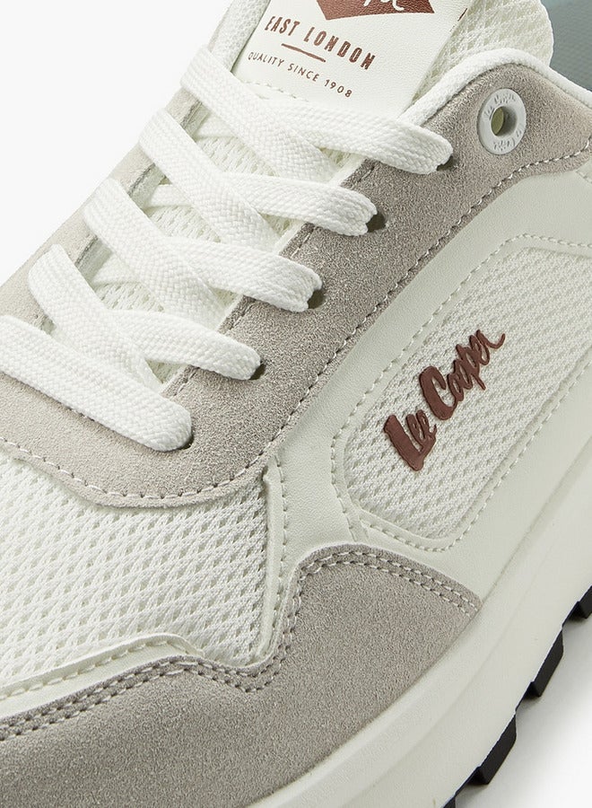 لي كوبر أحذية رياضية رجالية برباط وتفاصيل شبكية - Image 4