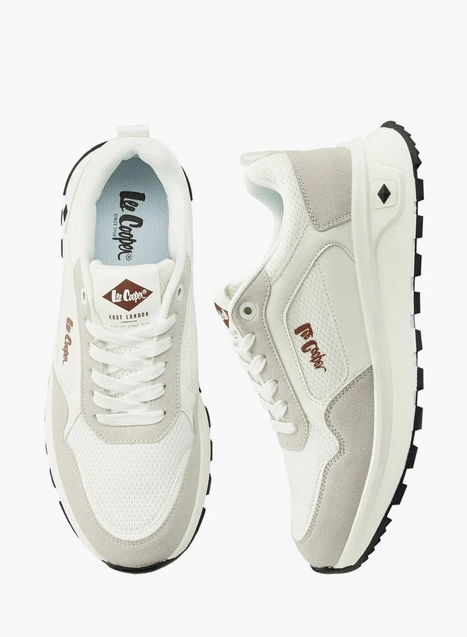 Lee Cooper Men's Panelled Lace-Up Sneakers