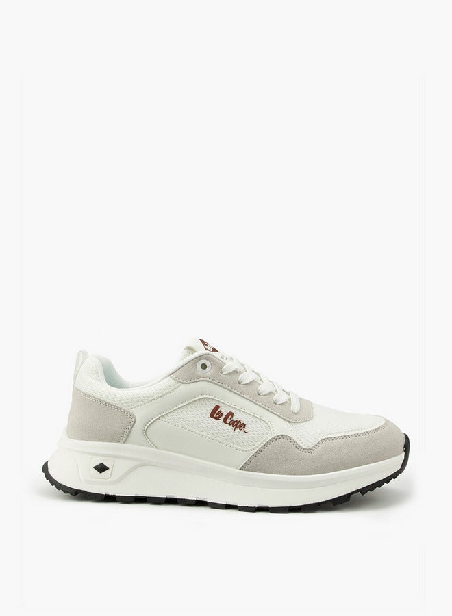 لي كوبر أحذية رياضية رجالية برباط وتفاصيل شبكية - Image 1
