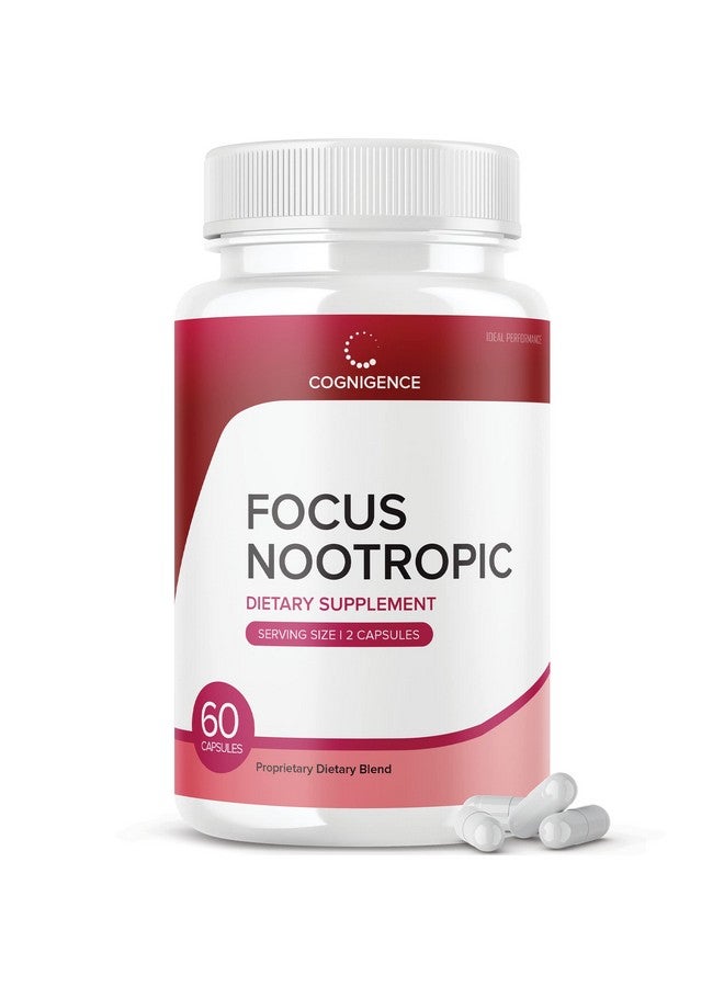 IDEAL PERFORMANCE Cognigence Focus Nootropic Memory Booster Supplement Pills (60 Capsules) - Image 2