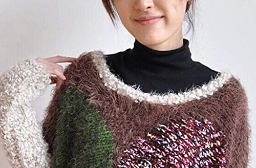 YIja 3PC Solid Color Womens Half Top Mock Blouse Neck Dickey False Fake Turtleneck Neck Warmer(Black+White+Red) - Image 5