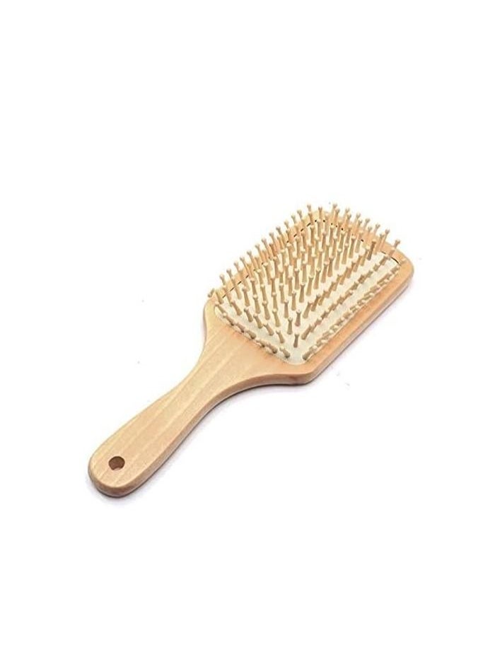 ORiTi - ORiTi Paddle brush, hair brush, Made of pure natural bamboo, no paint coating, massage the scalp while combing hair to promote blood circulation, prevent static electricity - Image 1