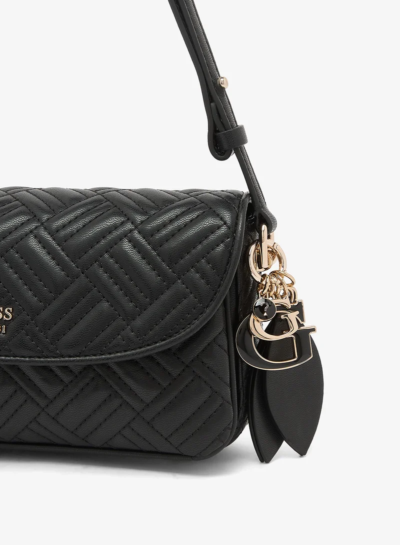 Guess  Sally Convertible Flap Over Crossbody Bag for Women | Best Price UAE