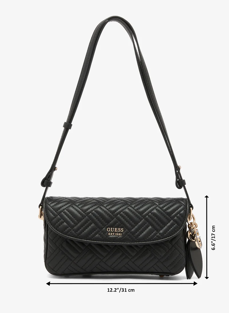 Guess  Sally Convertible Flap Over Crossbody Bag for Women | Best Price UAE