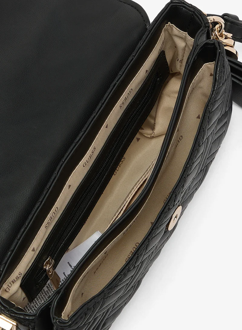 Guess  Sally Convertible Flap Over Crossbody Bag for Women | Best Price UAE