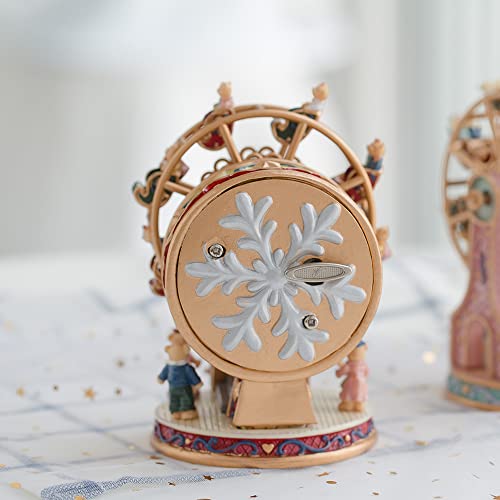 LOVE FOR YOU Gift Wrapped Music Box Bear Ferris Wheel Musical Decoration for Girls and Kids Sister Son Daughter Mom Granddaughter Grandma Niece Women Christmas Birthday Presents Gifts - Image 3
