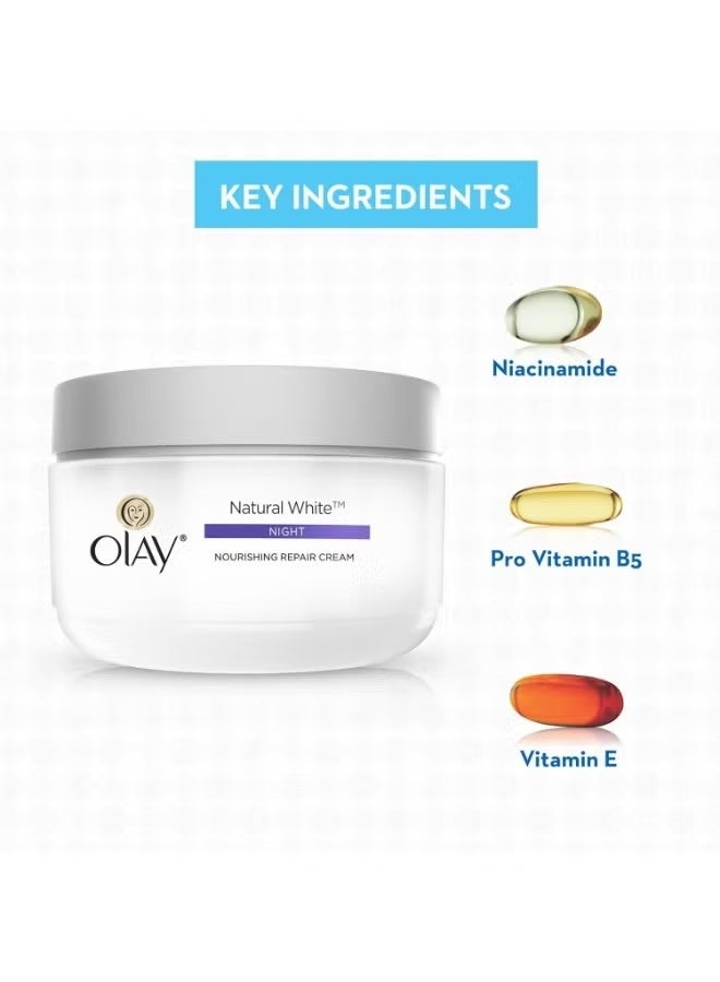 Olay Natural White Beauty Set – Face Wash (100g) + Day Cream SPF 24 (50g) + Night Cream (50g) - Image 5